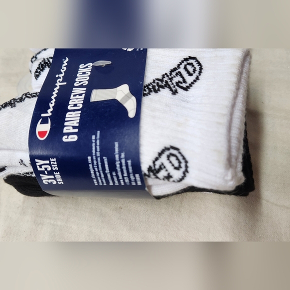 Champion Toddler''s Athletic Socks in Gray, White, and Black - Picture 4 of 4